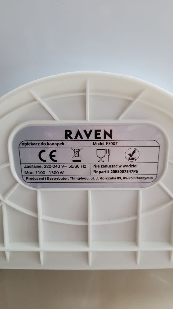 Opiekacz Raven ES007.