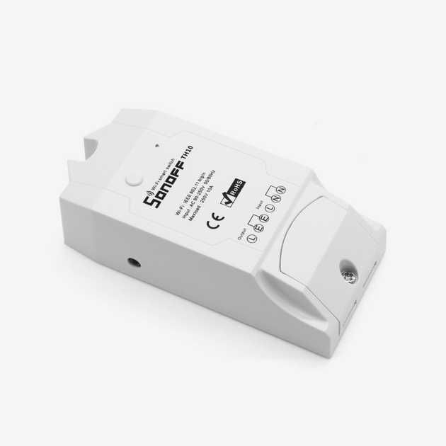 Sonoff TH16 15А Умный выключатель с термодатчиком по Wi-Fi