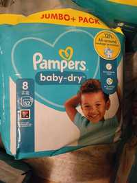 Oryginalne pampersy pampers 8 op 52 szt