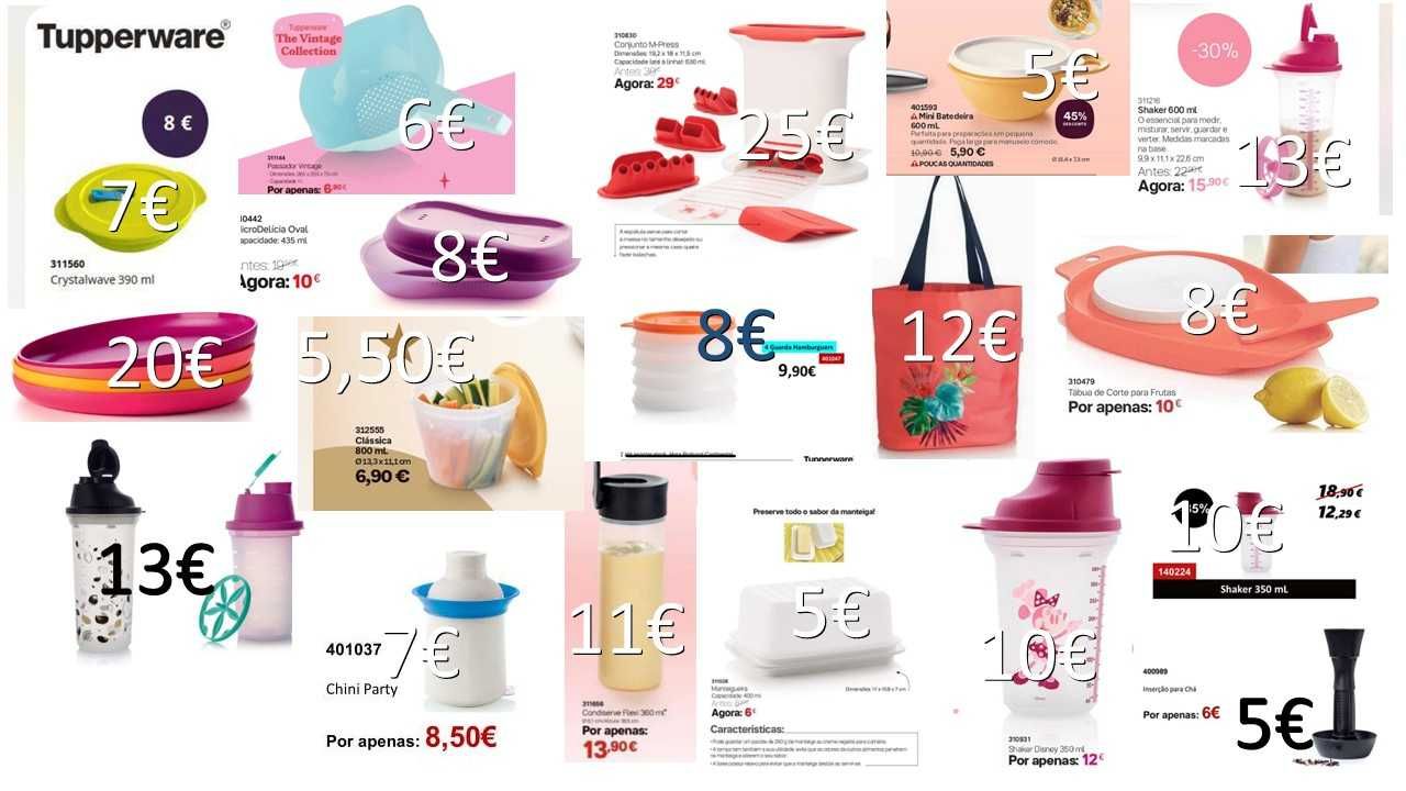 Artigos Tupperware - liquidação de stock