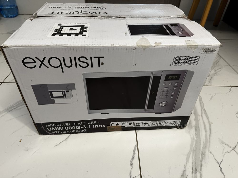 Exquisit microwave w. Grill UMW 800G-3 Inox