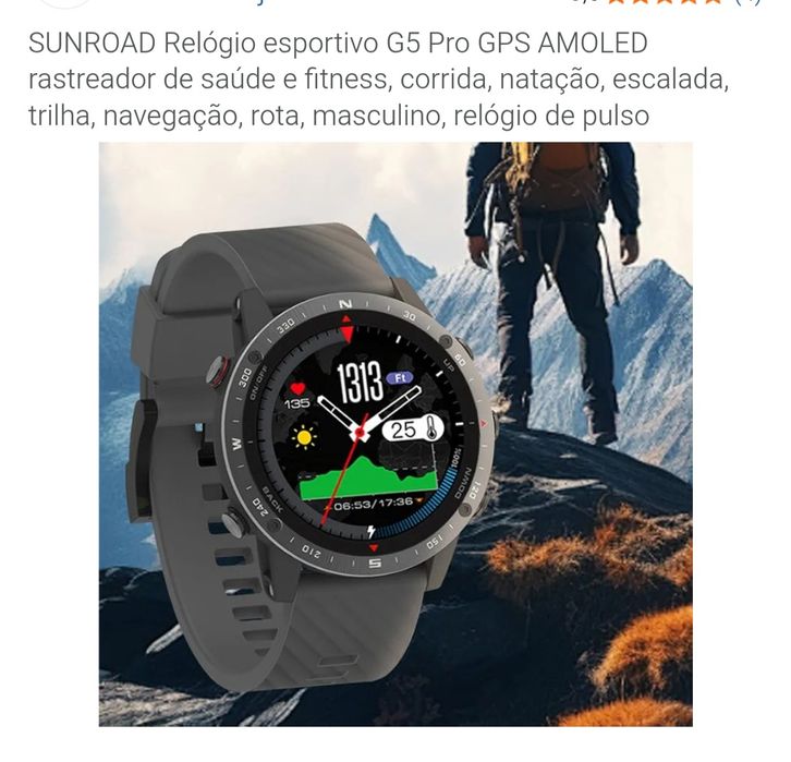 Smartwatch SUNROAD G5 pro