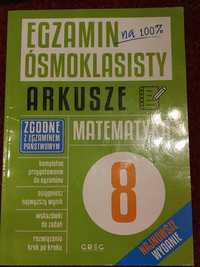 Egzamin ósmoklasisty na 100% Arkusze Matematyka Greg