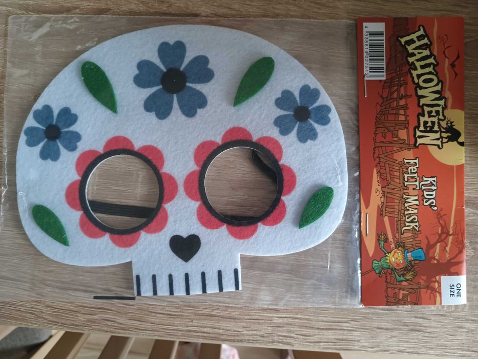 Maska dziecięca filcowa halloween