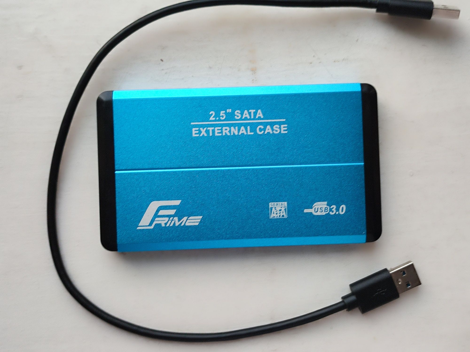 Внешний карман Frime для HDD/SSD 2.5" SATA USB 3.0 Blue