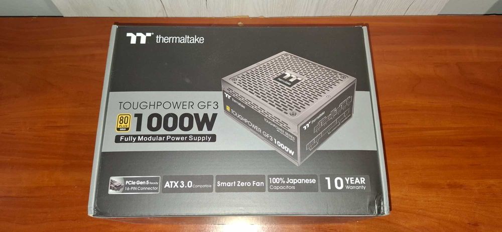 Sprzedam zasilacz do komputera Thermaltake Toughpower GF3 1000W