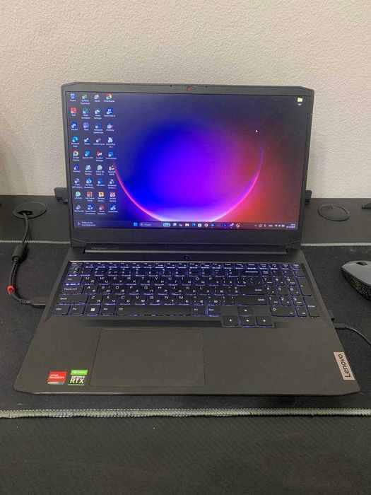 Ноутбук Lenovo IdeaPad Gaming 3 15ACH06 / RTX 3050 / 16 GB ОЗУ