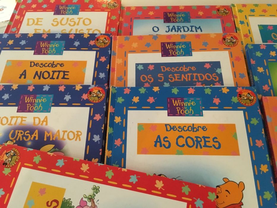 Coleção de Livros Winnie the Pooh " Descobre"