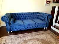 PRODUCENT sofa chesterfield glamour funkcja spania pikowana NR.1