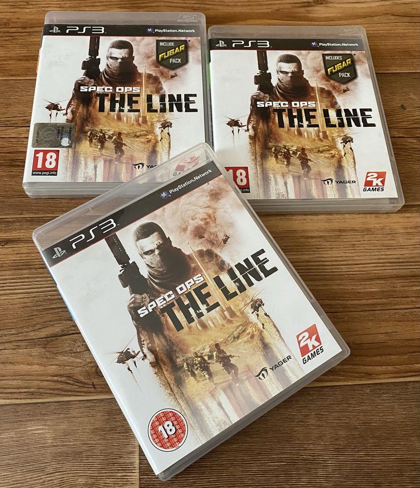 Sony PS3: Borderlands, Army of Two, Spec Ops: The Line, MassEffect.