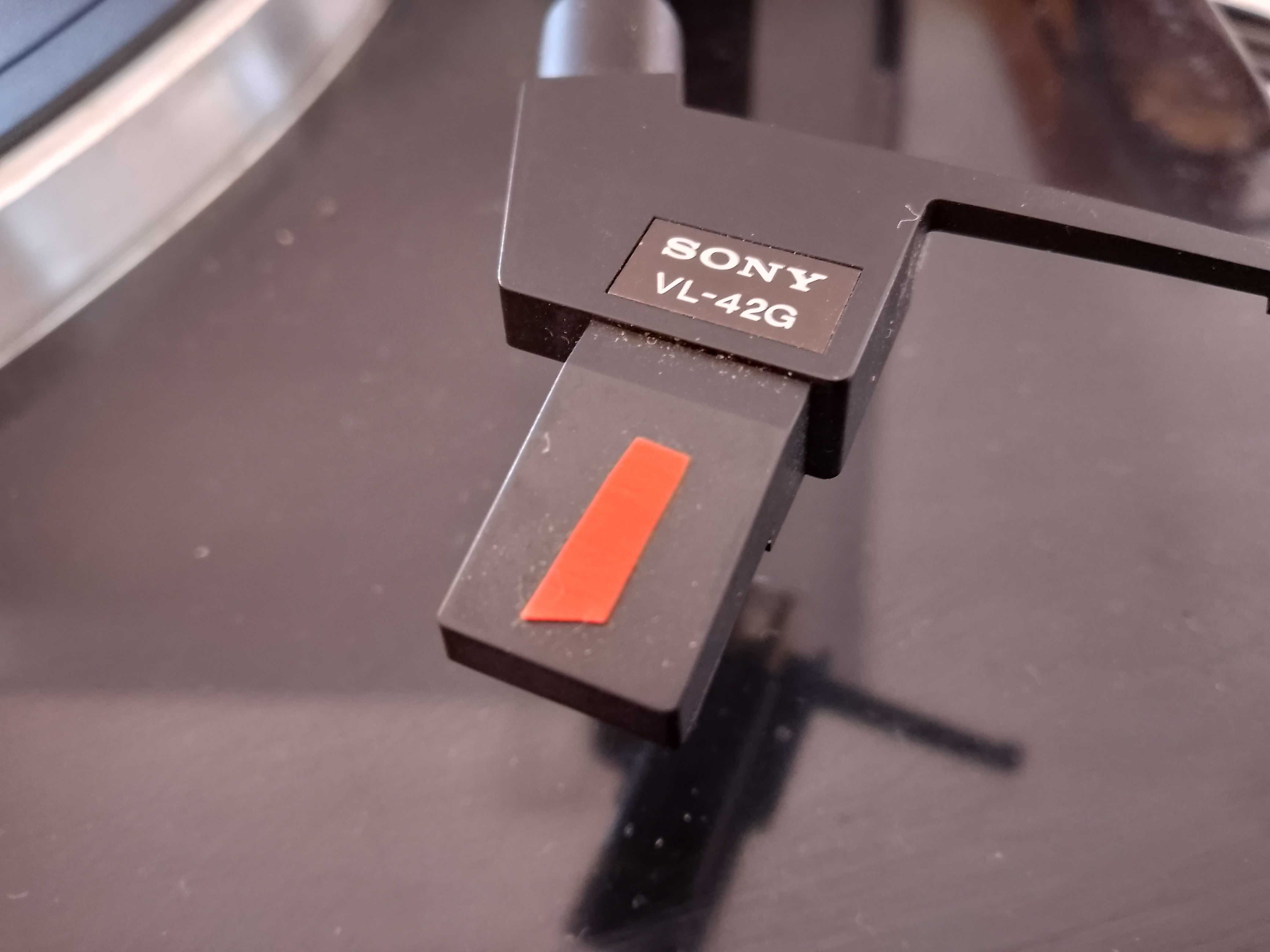 Lote Gira discos Sony e leitor de VHS