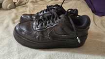 Nike Air Force 1 ‘07, czarne skórzane, rozmiar 39