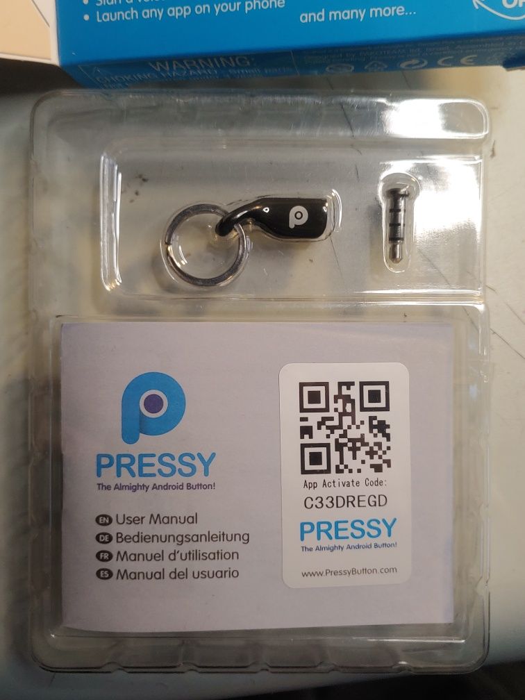 Фізична кнопка для Android-смартфону PressyButton (Black)