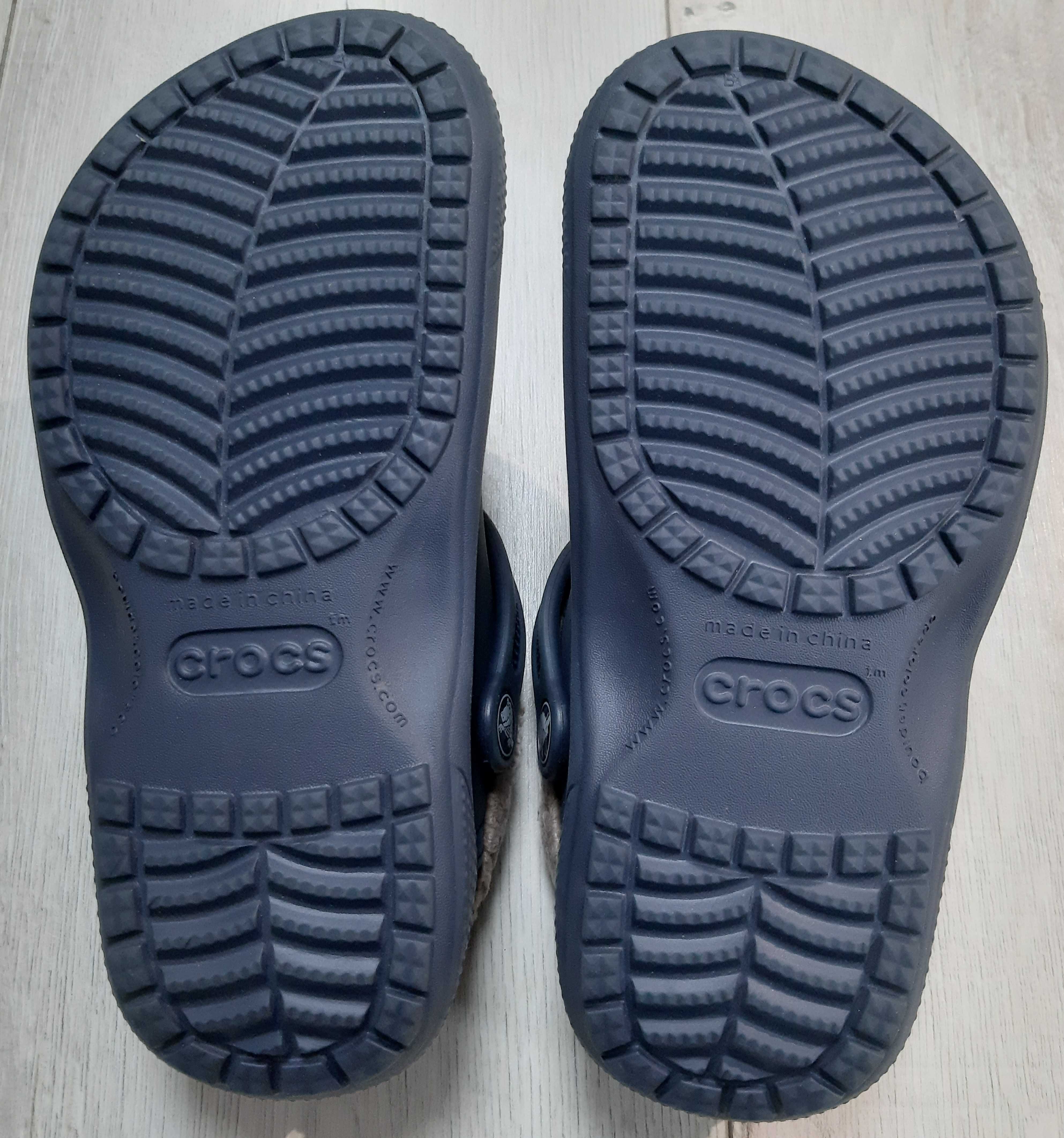 Crocs J2 klapki ocieplane chłopiec 22cm zimowe