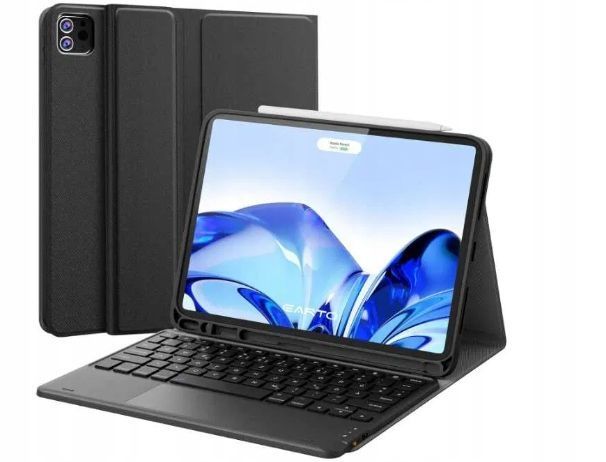 Etui Earto Na Ipada Pro 11 Z Klawiaturą, Klawiatura, Touchpadem Azerty