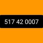 Złoty numer 517.42.0007