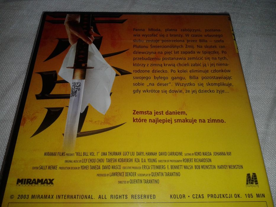 DVD Kill Bill Volume 1 [Nowa Zafoliowana]