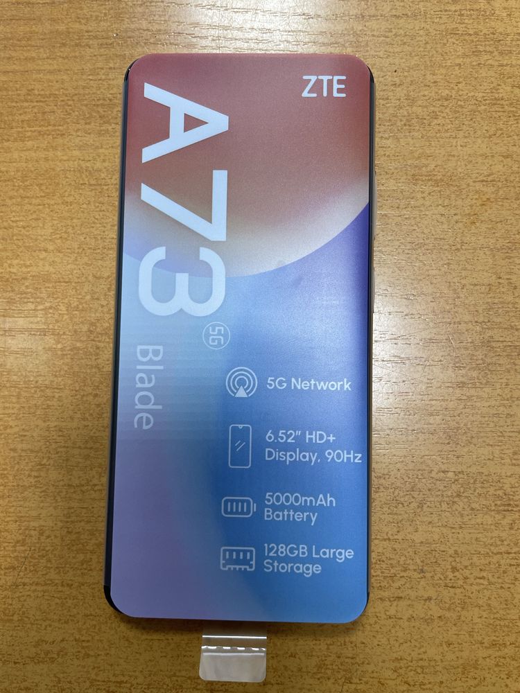 Nowy Telefon ZTE BLDE A73 8GB 5G Z7160N kolor GREY