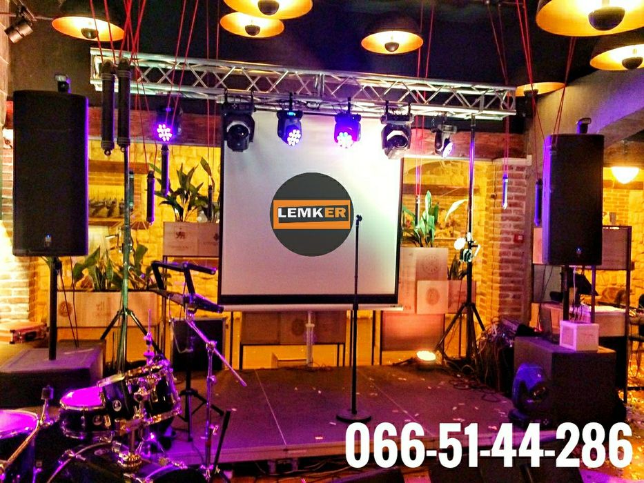 Оренда звук музика світло мікрофон світломузика прокат пульт колонкі