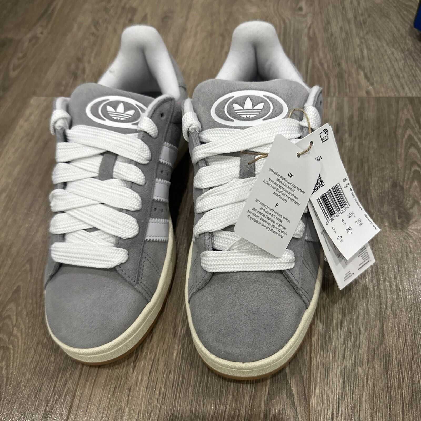 Goma Adidas Campus 00s Gris Blanco - Talla39