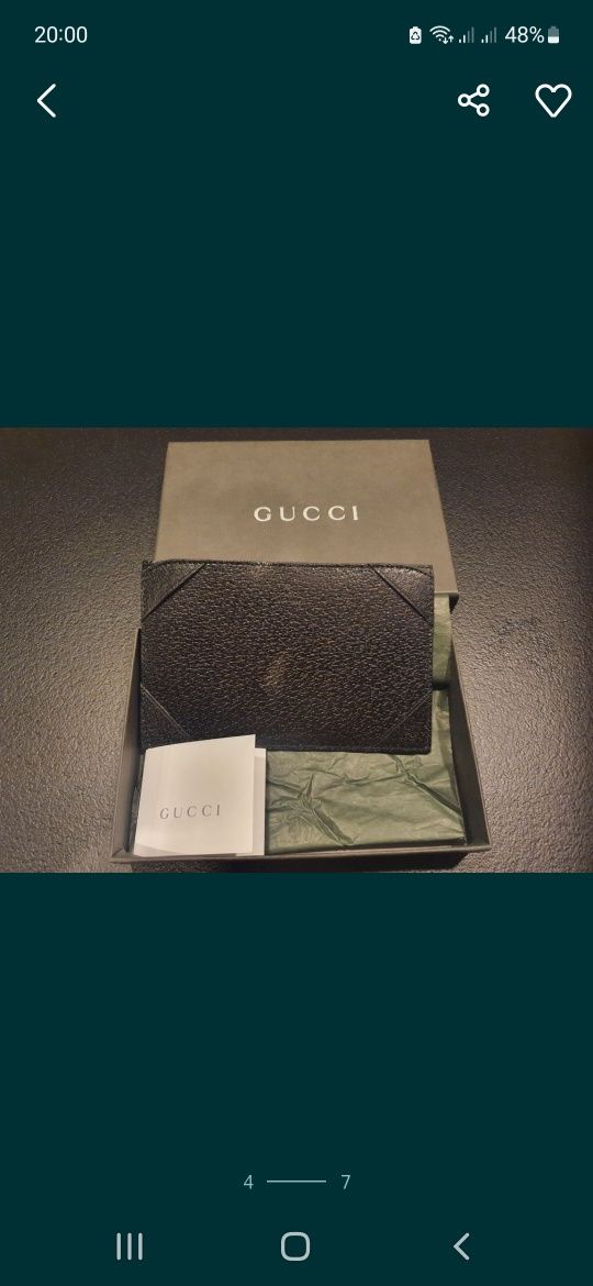 GUCCI etiu oryginał