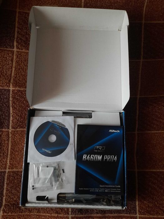 Продам мат плату ASRock B460M Prp4 с процессором Intel Seleron G5905