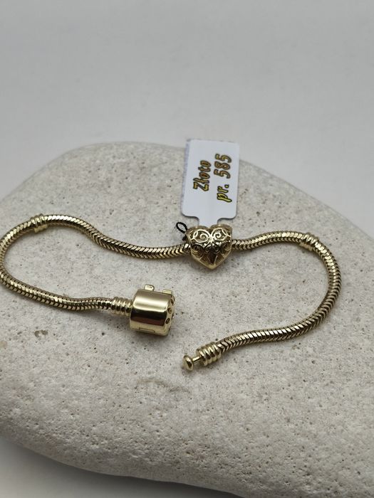 Złoty Charms Pr.585 Nowy Zapraszamy