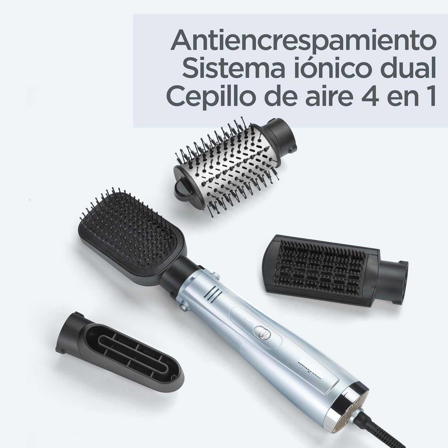 BaByliss AS774E Escova de secador de cabelo 4 em 1 Hydro-Fusion seca