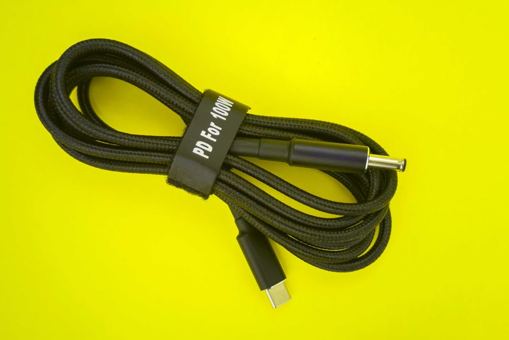 Кабель Type-C зарядка 100w ноутбука DELL Lenovo HP от повербанк Asus