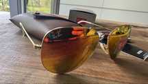 Okulary Ray Ban Aviator Mirror orange Gold unisex
