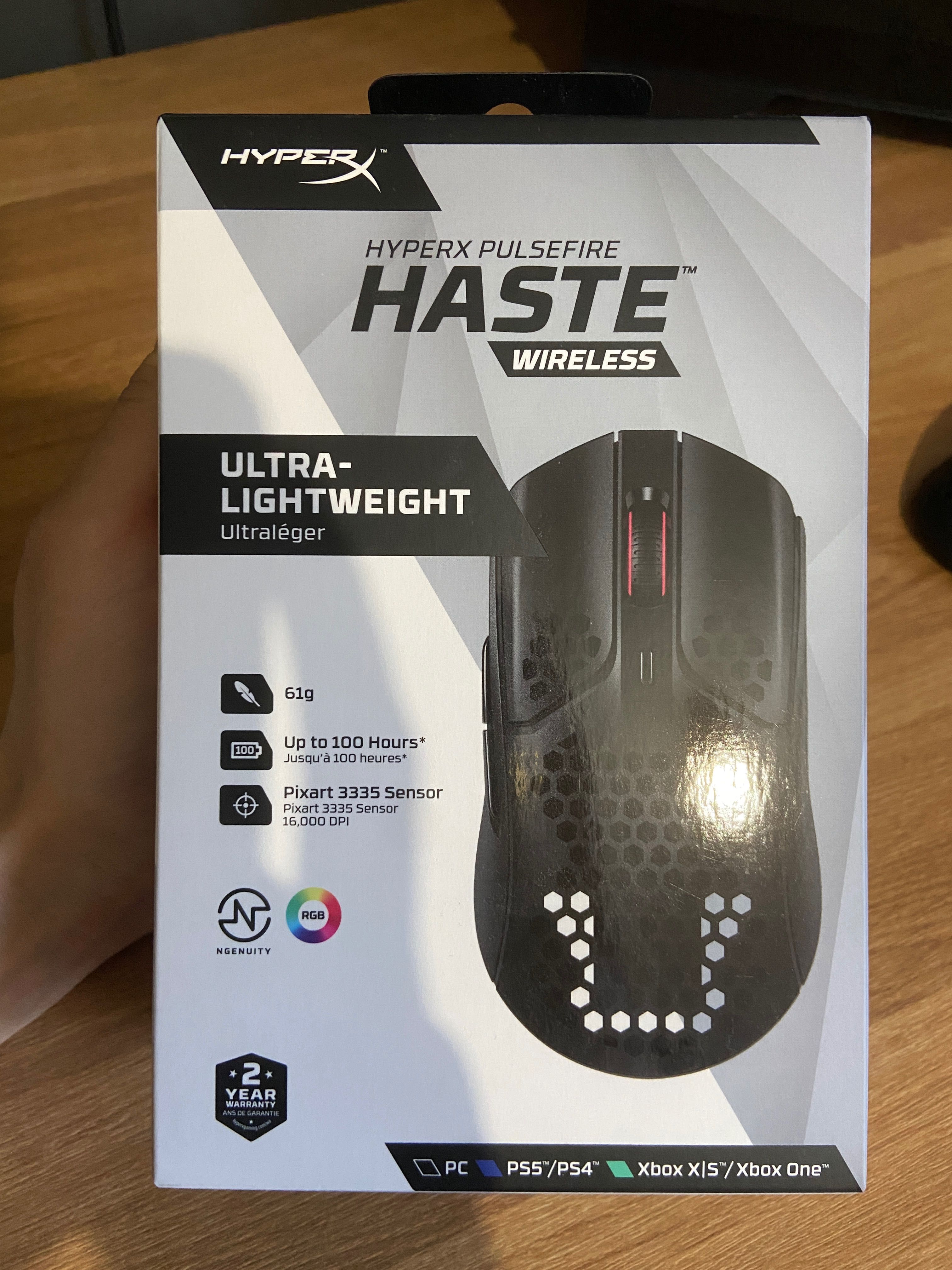 Myszka bezprzewodowa HyperX Haste Wireless (czarny)