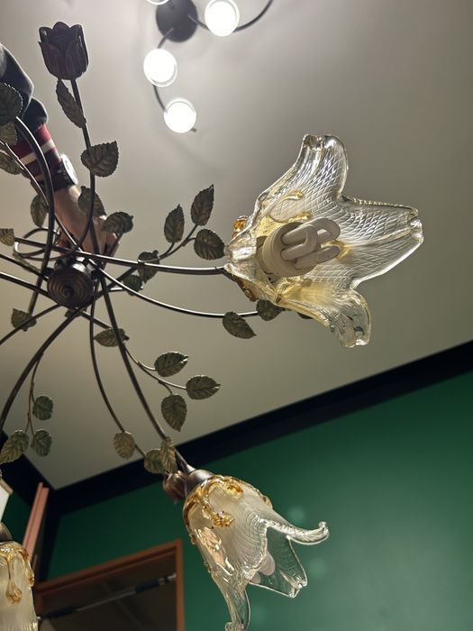 Piękny żyrandol do salonu