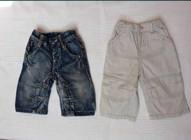 spodnie jeansy 68cm