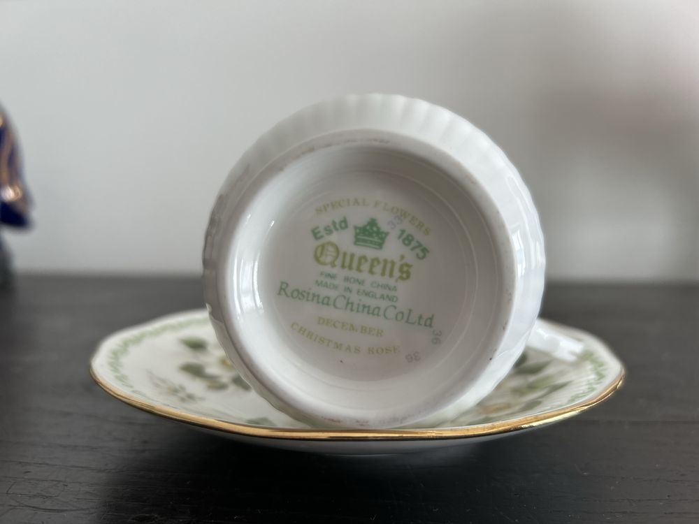 Chavena de chá em porcelana.