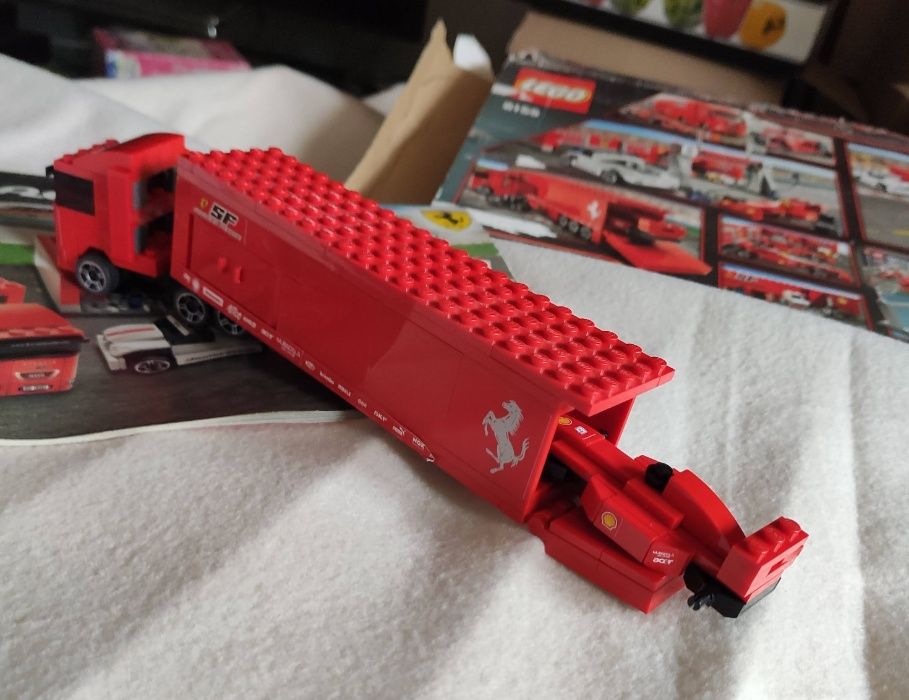 LEGO Racers 8155 Ferrari F1 Pit Stop Unikatowy komplet 1:55