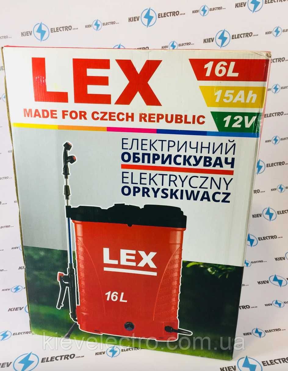 Аккумуляторный  опрыскиватель LEX PROFI LES16 (15 амп\час) Чехия