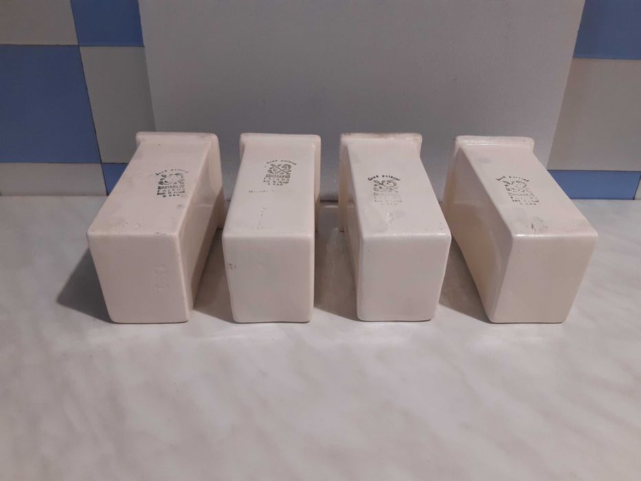 Szufladki fajansowe Włocławek Hand painted 4 sztuki