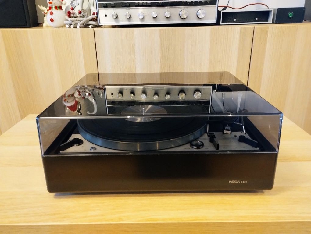 WEGA 3430 / DUAL CS1229 - Kapitalny gramofon Vintage