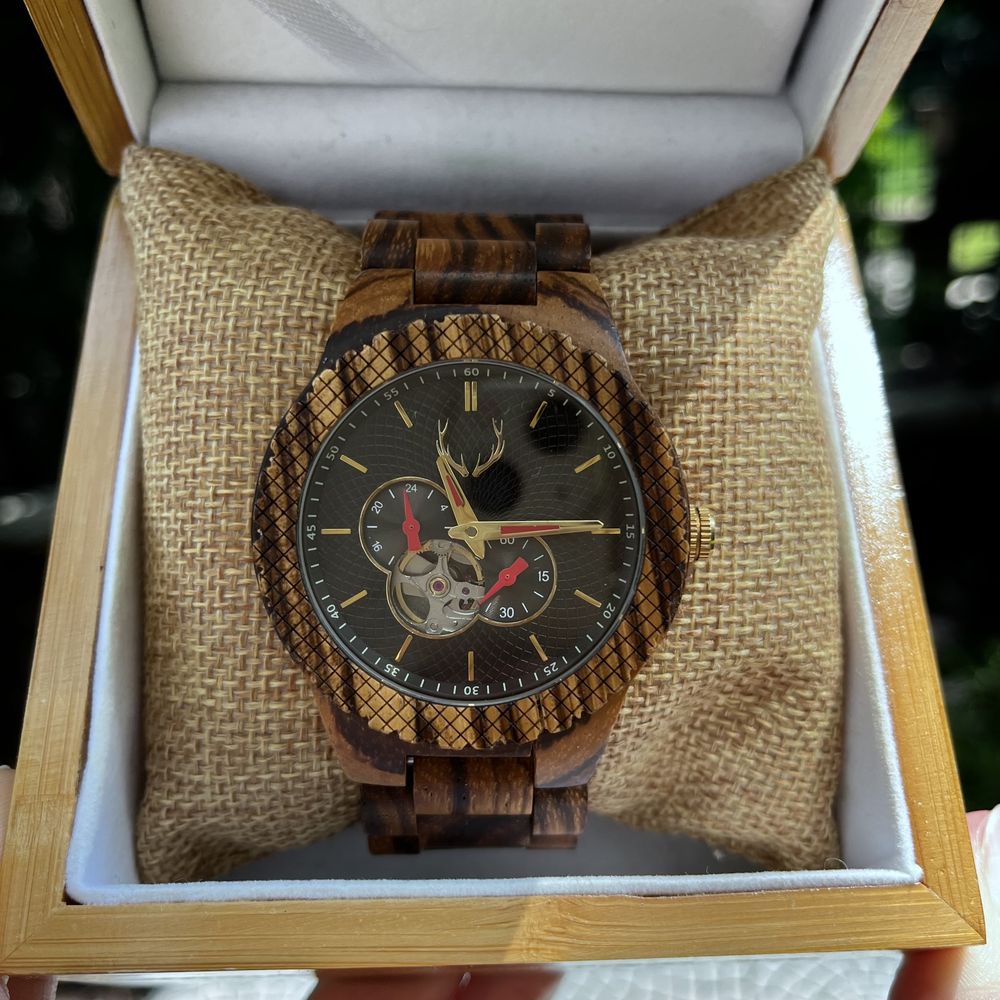 Zegarek drewniany Automatyczny