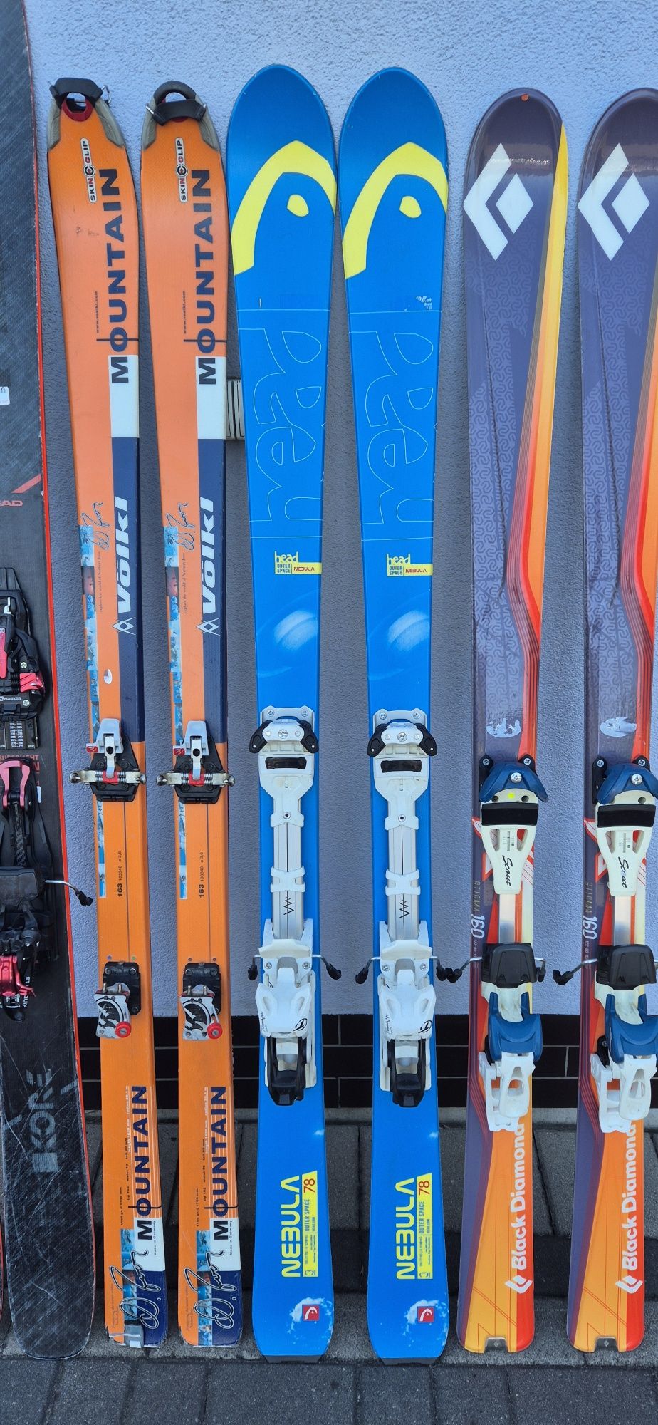 Narty skiturowe pinowe i szynowe pakiet nart