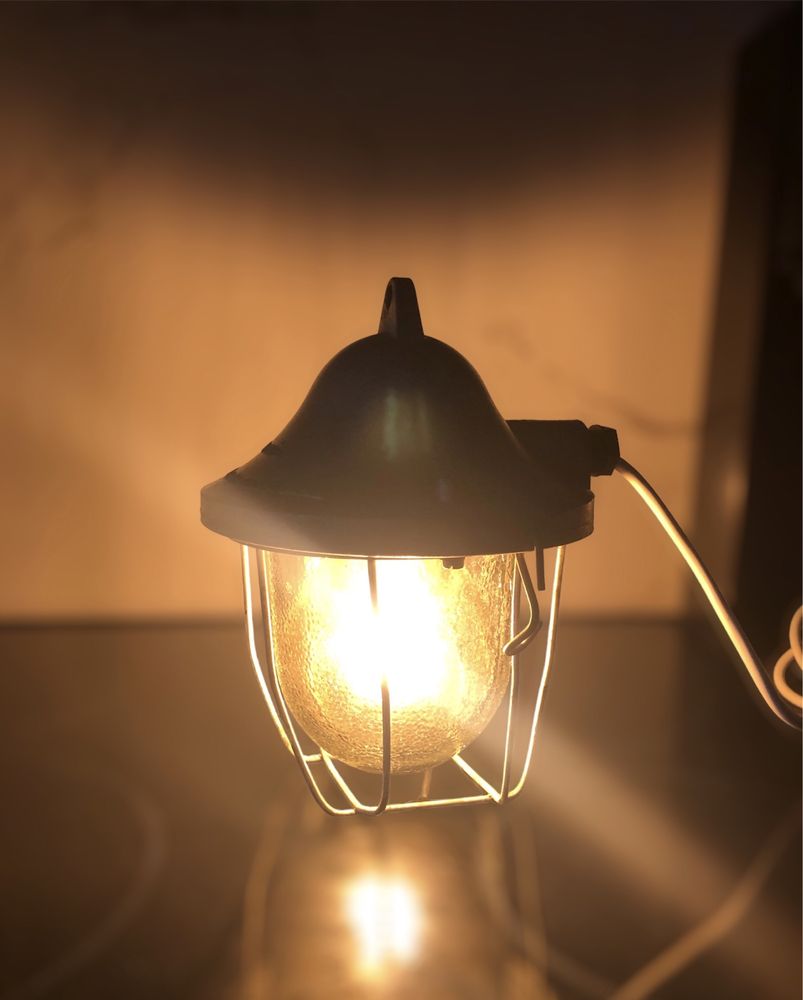 Lampa wisząca industrialne loft vintage PRL, gratis