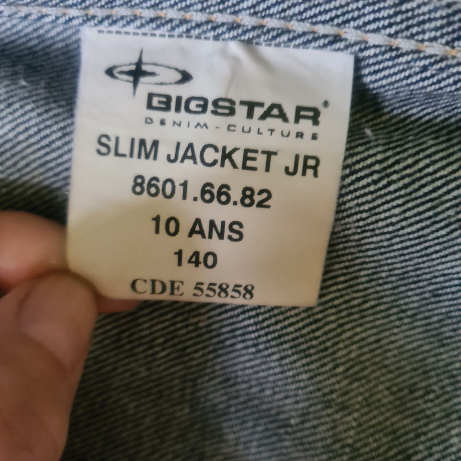 Sprzedam kurtke jeansową BigStar rozm 140