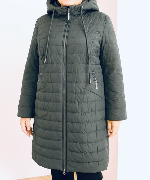 Осіння куртка жіноча нова плащ 52 50 48 пальто жіноче осіннє