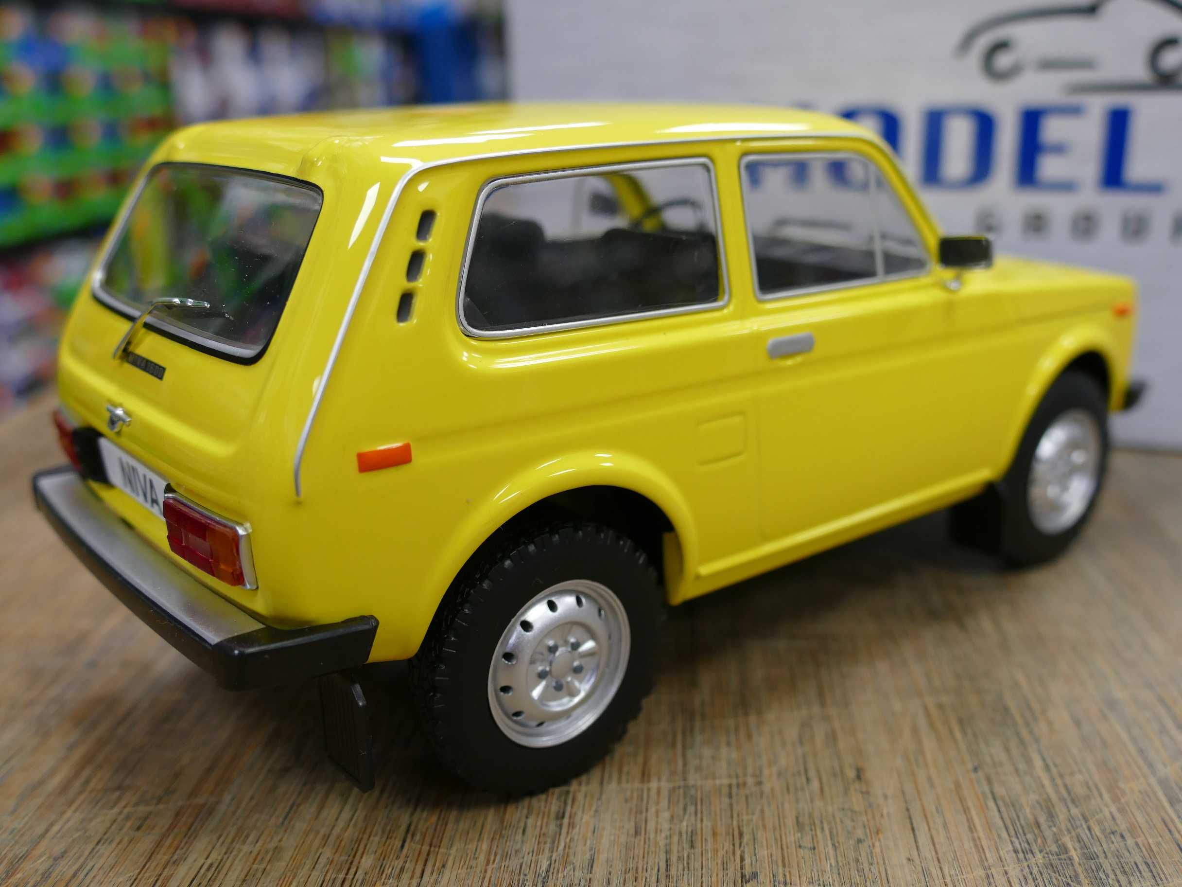 MCG ŁADA Niva 4x4 SUV Samochód terenowy 1976r. żółty Nowy  skala 1:18