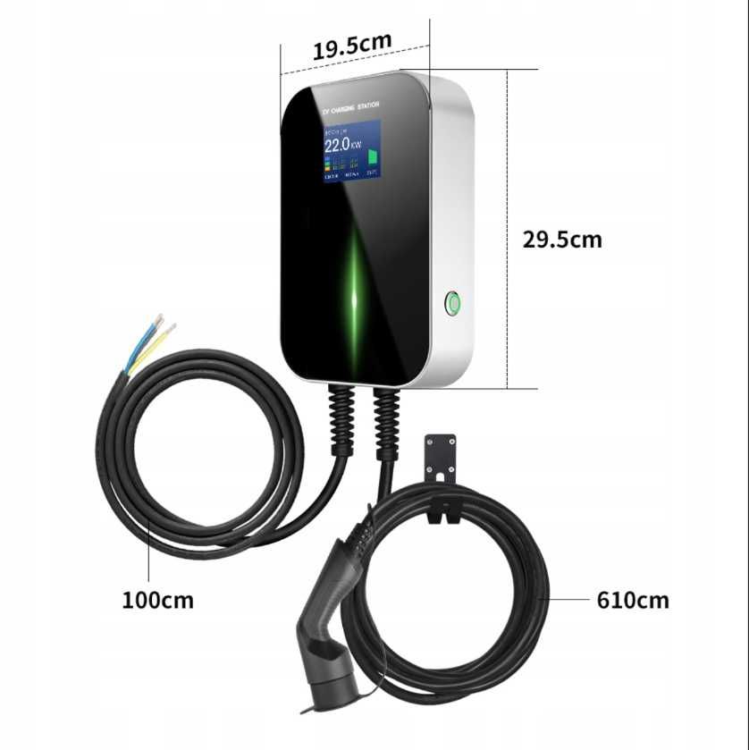Ładowarka do samochodów elektrycznych Wallbox BESEN 22kW APP IP66
