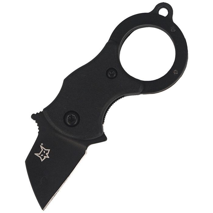 Nóż składany FOX Karambit Mini-TA FRN Black, Black Idroglider (FX-536