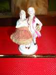 Antigo Principes porcelana fina e renda