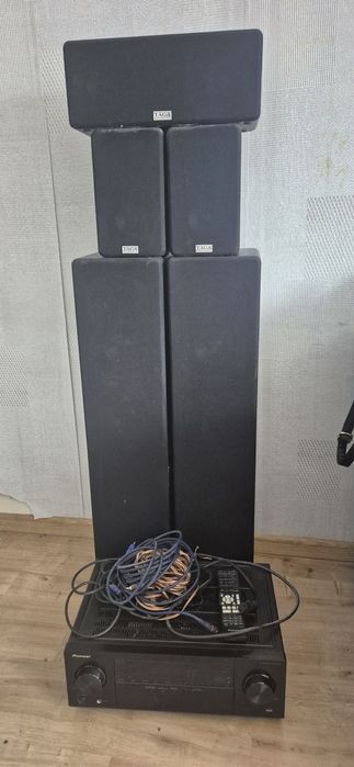 Zestaw kina domowego Pioneer Vsx-329 kolumny Taga Harmony
