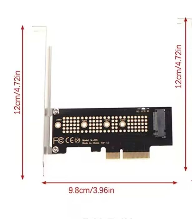 Karta adapter M.2 NVMe do PCI-E
