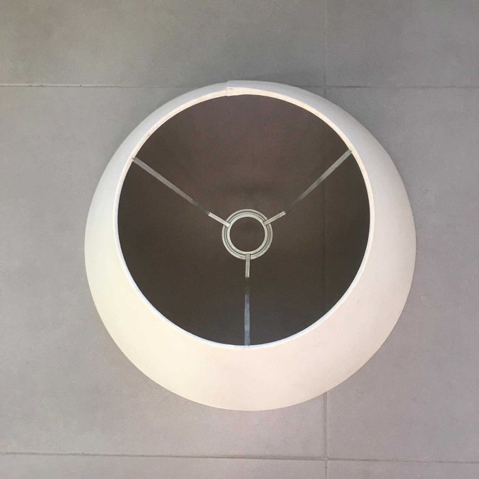 Abajur em tecido, 45 cm